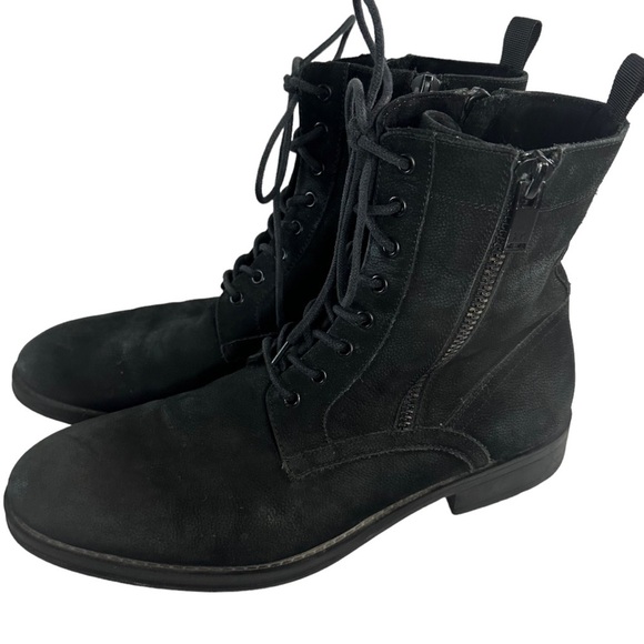 Kenneth Cole New York Men\'s Hugh Leather Combat Boots Size 11.5 main image 5
